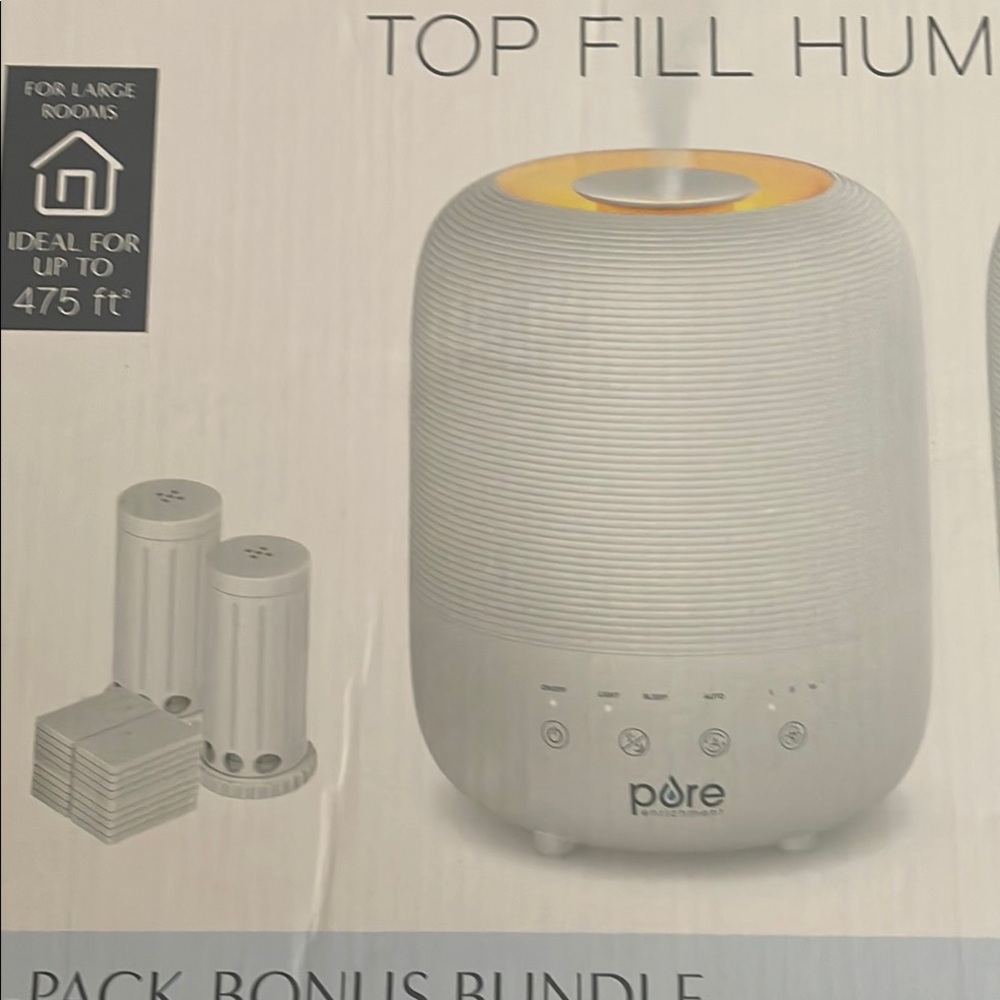 Pure Enrichment Top Fill Humidifier with Bonus Bundle